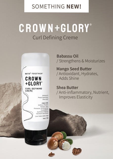 CROWN + GLORY®️ Curl Defining Crème